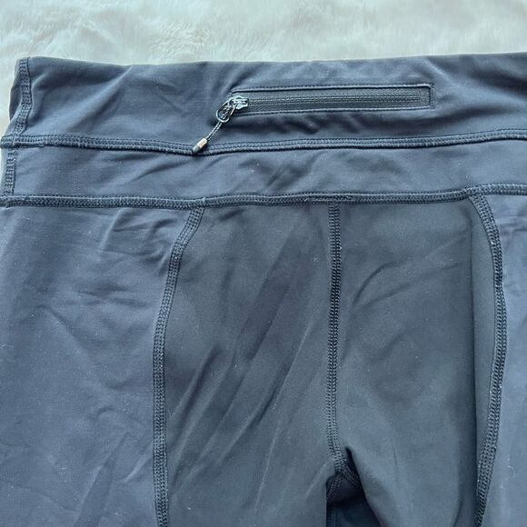 Lululemon x Soul Cycle Crop Logo Leggings Tights Workout Gym Activewear size 6 - Picture 8 of 10